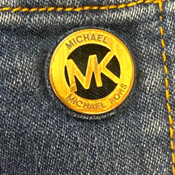 Michael Kors Dark Blue Skinny Blue Jeans Size 8 - Picture 5 of 14